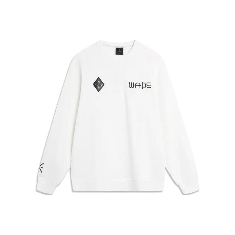 LiNing Wade X Artist DFT Co Titled Series Sweatshirt Unisex Ivory-0