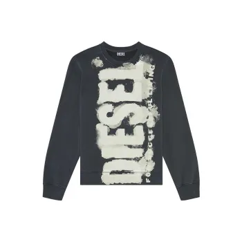 DIESEL Crew neck Logo print Sweatshirt