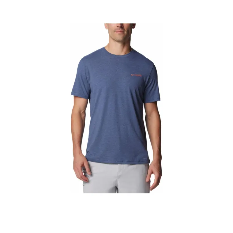 Columbia PFG TARPON RISE T-Shirt Men Marine Blue-0