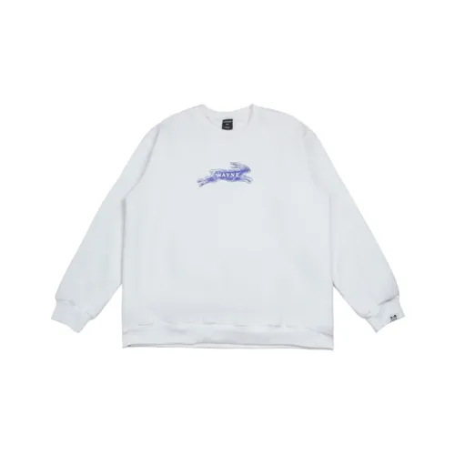 WAYNEXZAVIER Sweatshirt Men's White