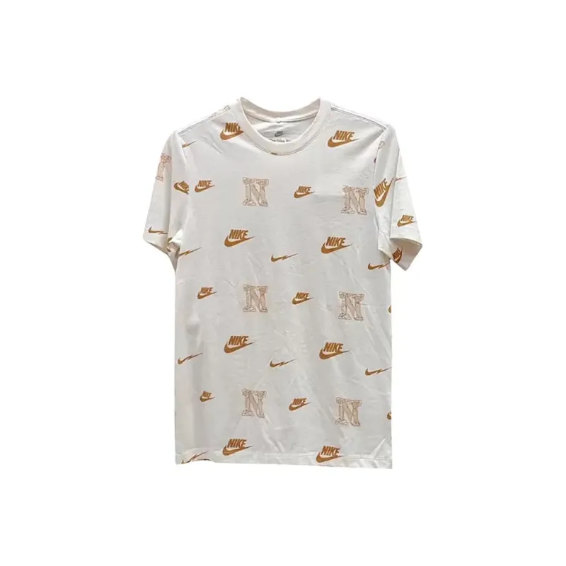 Nike T Shirts Men White-0