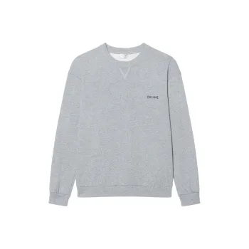 CELINE Loose Sweatshirt In Cotton Fleece
