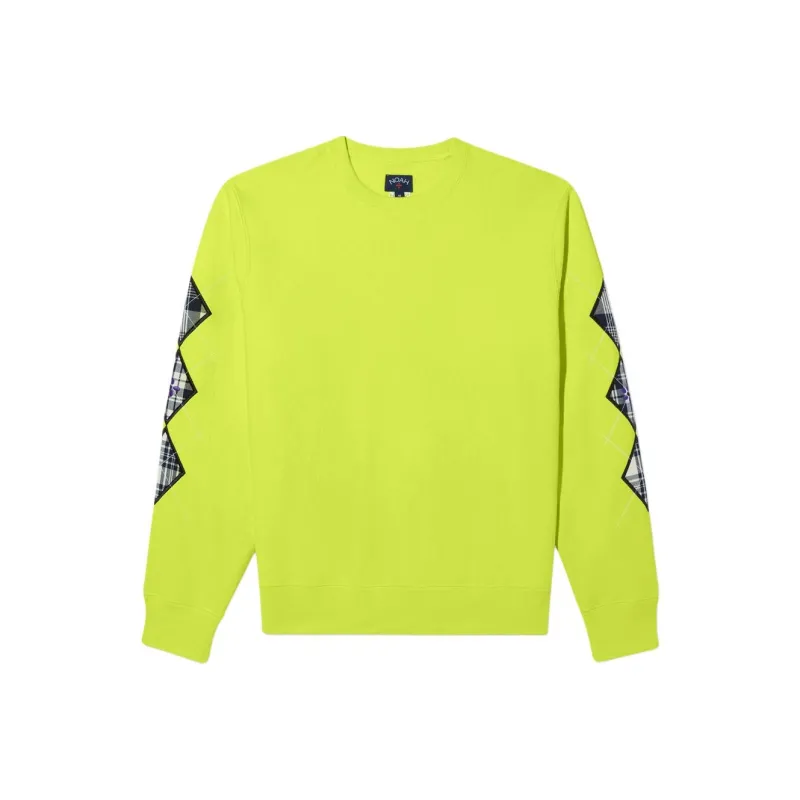 NOAH Argyle Appliqué Sweatshirt-1
