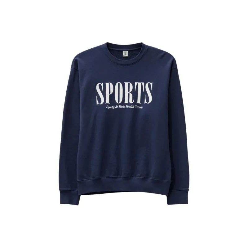 SPORTY & RICH Graphic-print Cotton Sweatshirt-0