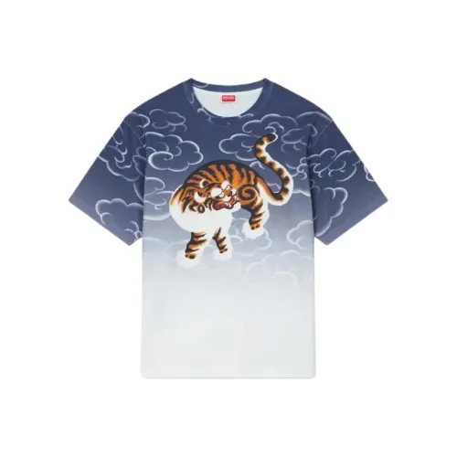 KENZO Cloud Tiger Crew Neck T Shirt