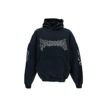 Balenciaga Logo Printed Hoodie