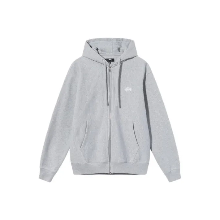 Stussy Stock Logo Zip Hoodie-0