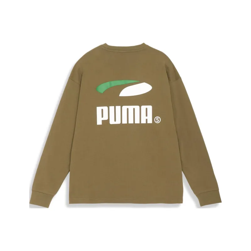 PUMA Sweatshirt Men's Olive Umber-0