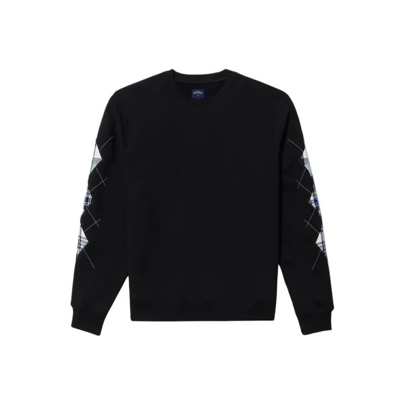 NOAH Argyle Appliqué Sweatshirt-0