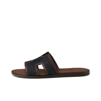 HERMES Izmir Slip Resistant Slide Slippers Men's Brown
