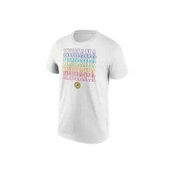 NBA Indiana Pacers Pride Graphic T-Shirt Men's White
