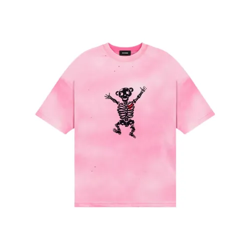 WE11DONE Bolt Teddy Crew neck T midnight