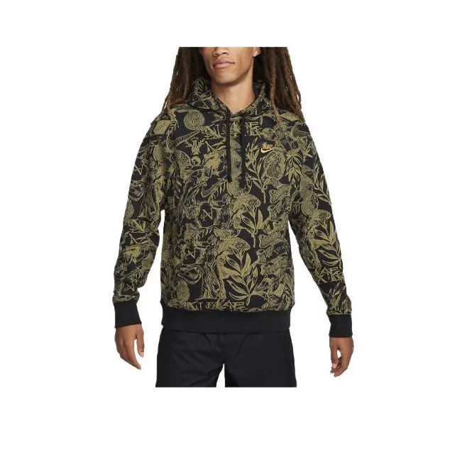 Nike Sportswear Club Fleece Men's Pullover Printed Hoodie-0