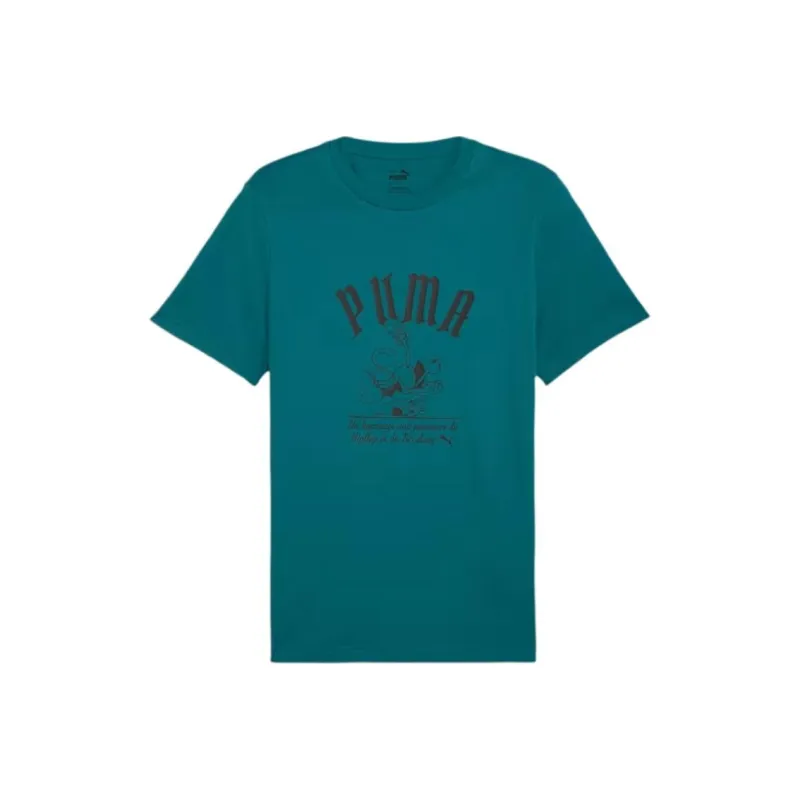 PUMA Super Break T Shirt Men's Green-0