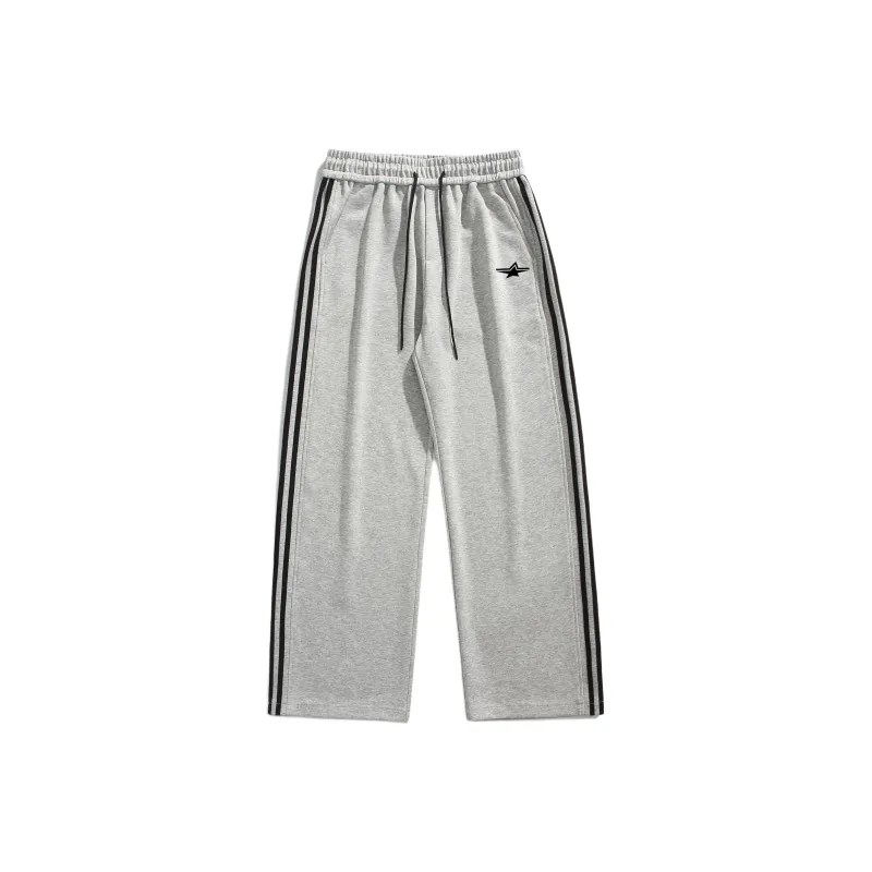PENTAGONAL HEART Knitted Sweatpants Unisex-0