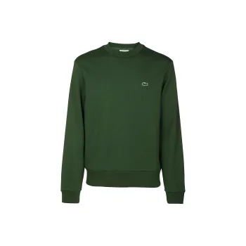 LACOSTE Logo Embroidered Crewneck Sweatshirt