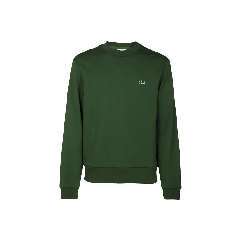 LACOSTE Logo Embroidered Crewneck Sweatshirt-0