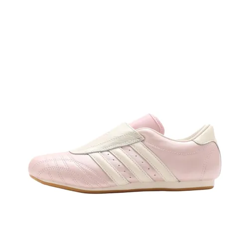 Adidas TAEKWONDO Anti Slip Wear Resistant Low Top Training Shoes Women's Pink Beige