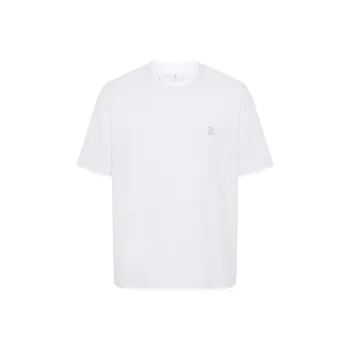 Brunello Cucinelli Layered Effect Crewneck T Shirt