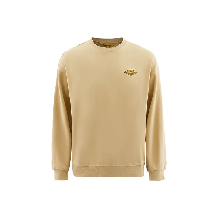CAT Sweatshirts Unisex Light Khaki-0