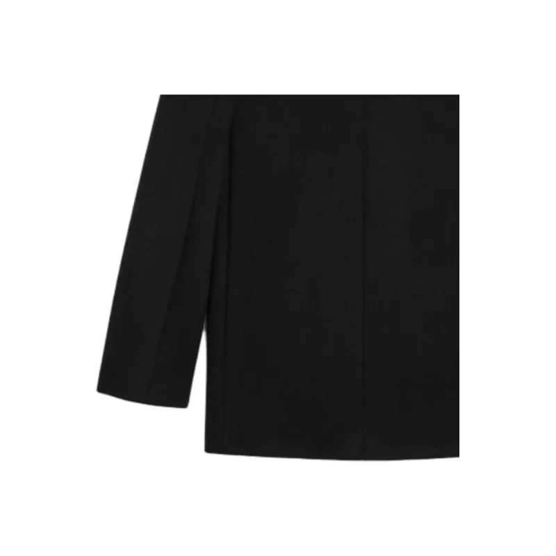 CELINE Collared Button Up Coat-3
