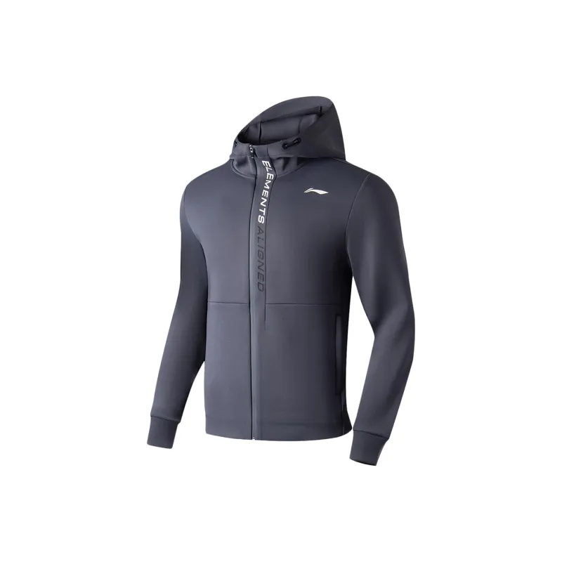 LiNing Fitness Series Sweatshirt Men's Surface Gray-0
