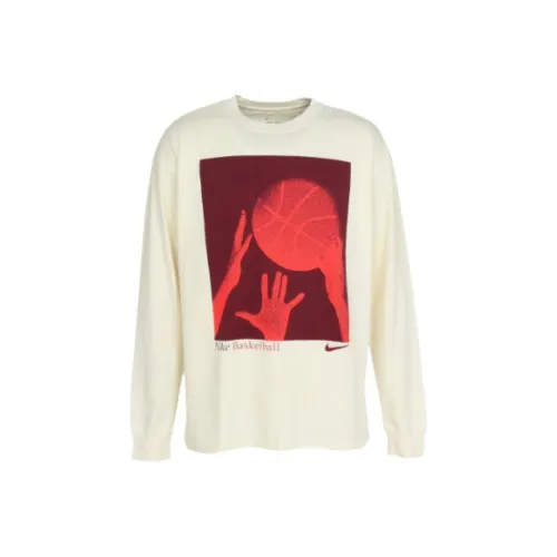 Nike Clothing T Shirts Men Cream