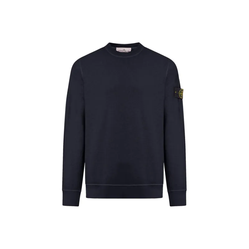 STONE ISLAND Logo Patch Crewneck Sweatshirt-0