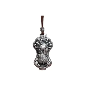 BMK S999 Fine Silver Sterling Silver Necklaces Unisex