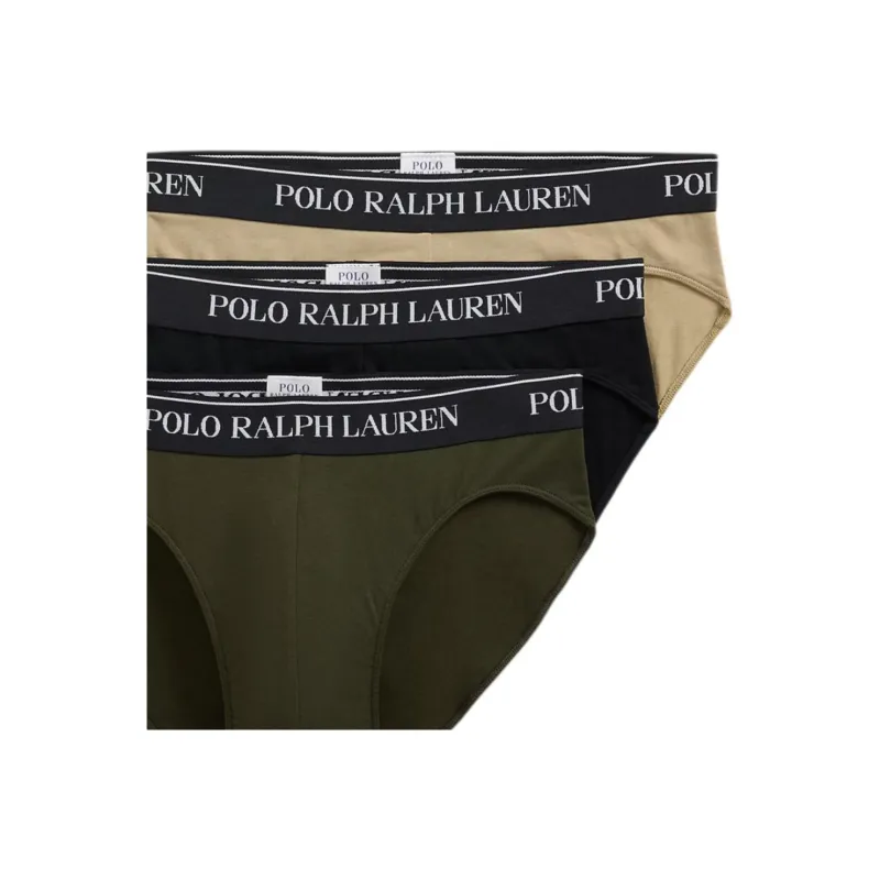 Polo Ralph Lauren Logo waistband Briefs Pack Of Three-1