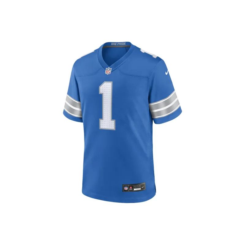 Nike Terrion Arnold Detroit Lions Men's Nike Nfl Game Football Jersey-0