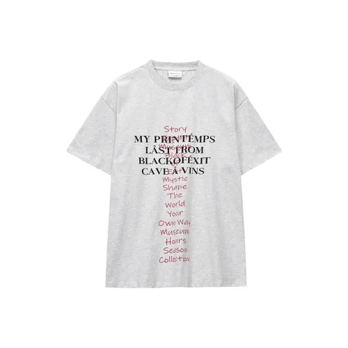BLACK OF EXIT T Shirts Unisex