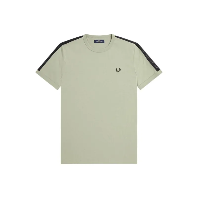 FRED PERRY SS24 T Shirt Men Green-0