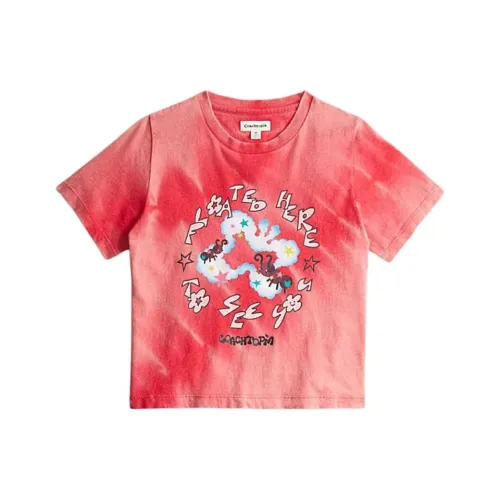 COACH T-Shirts Unisex Red