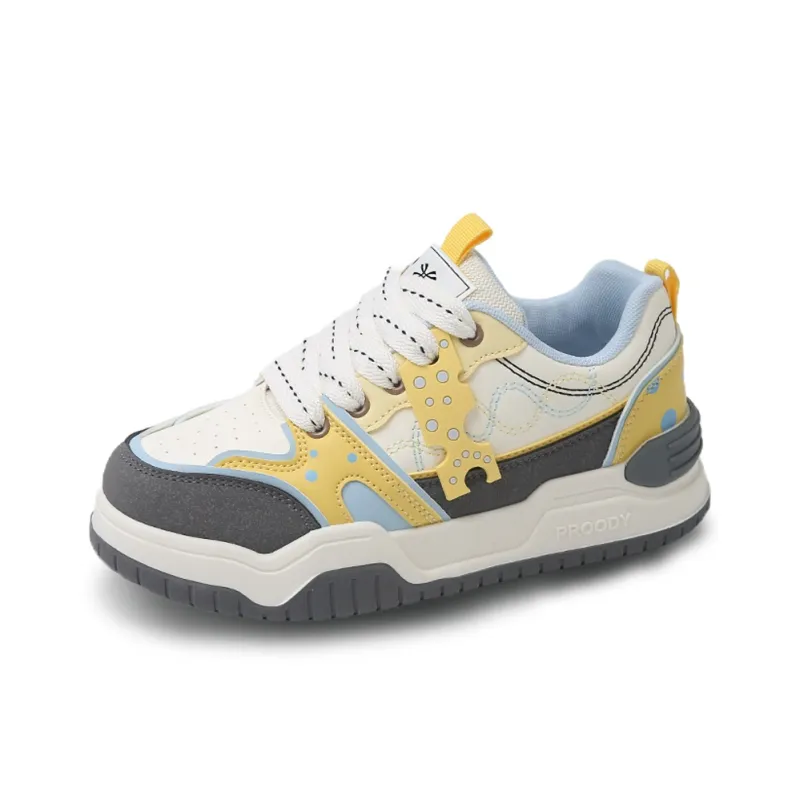 YUZHAOLIN Anti Slip And Wear Resistant Height Increasing Low Top Skateboard Shoes Women's-14