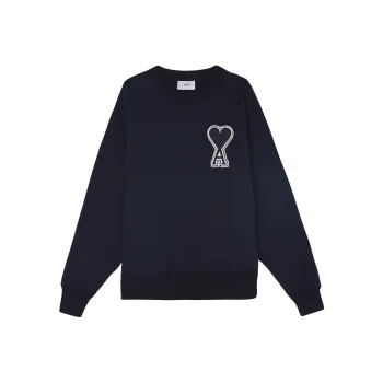AMIPARIS Sweatshirts Unisex Marine Blue