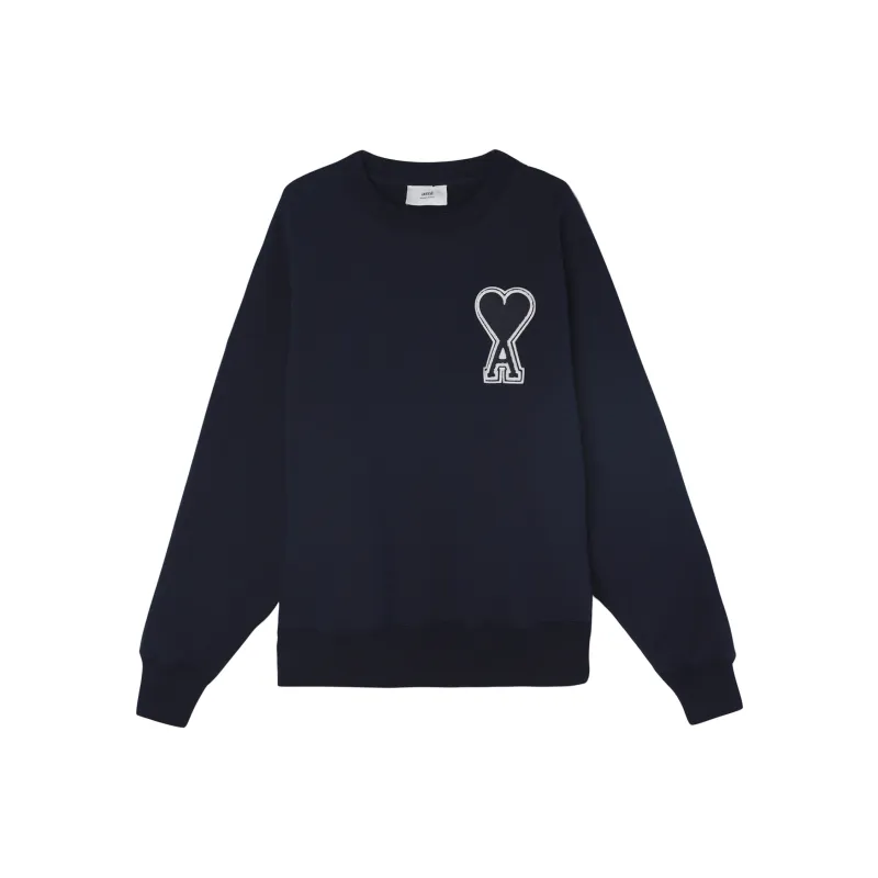 AMIPARIS Sweatshirts Unisex Marine Blue-0