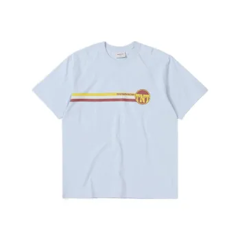 Thisisneverthat FW24 TNT Track Lines Tee T Shirt Unisex Ice Blue