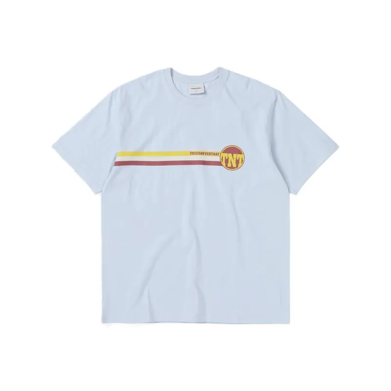 Thisisneverthat FW24 TNT Track Lines Tee T Shirt Unisex Ice Blue-0