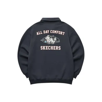 Skechers New Year Sweatshirt Men's Charcoal Gray