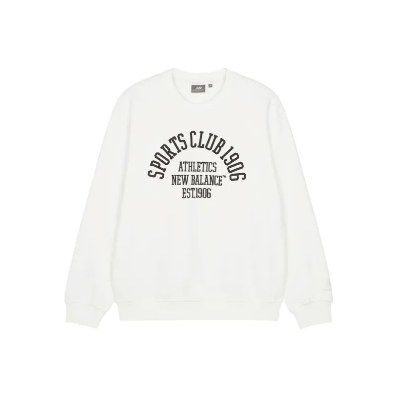 New Balance Sport Club Sweatshirt Unisex White-0