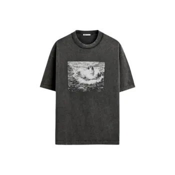 ZARA T Shirt Men's Deep Anthracite