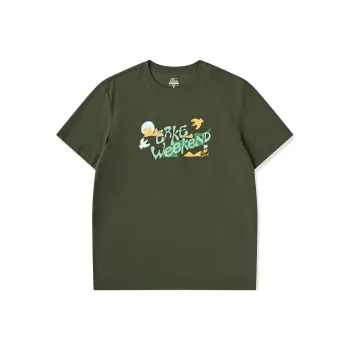 Erke T Shirt Unisex Army Green Island
