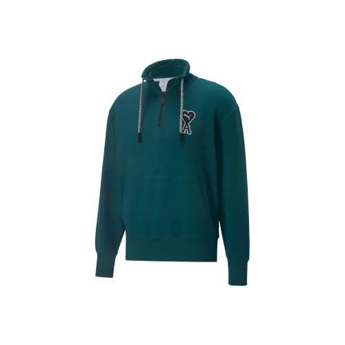 PUMA X Ami Half Zip Sweatshirt