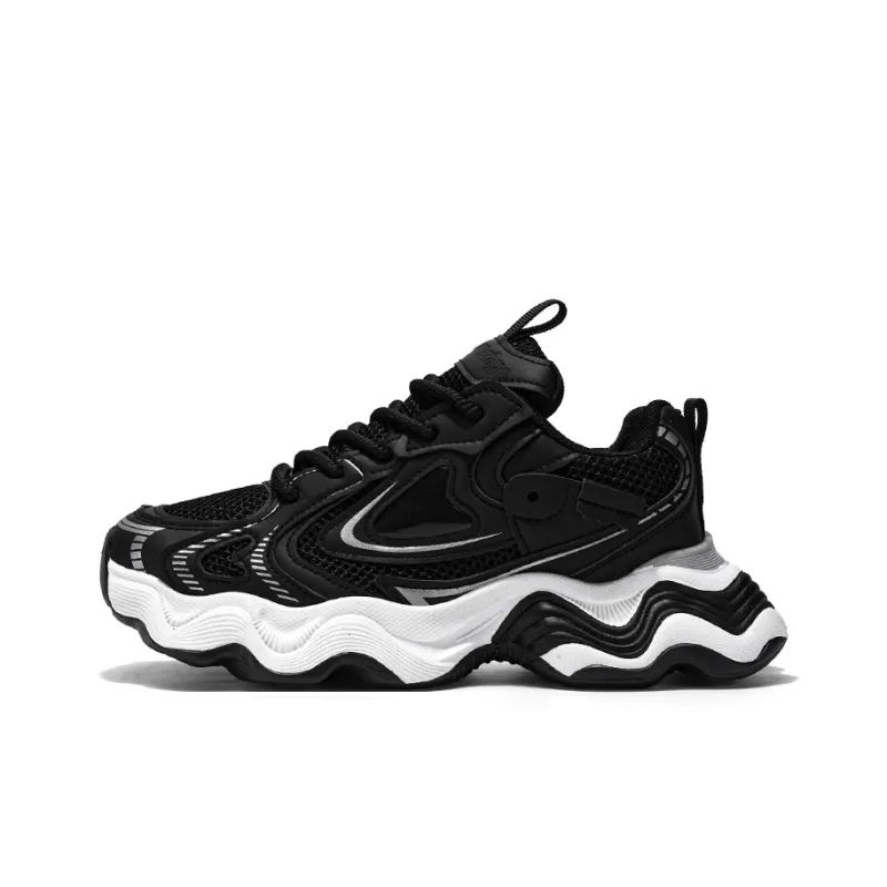 SUPEREDGE Cushioning, Slip Resistant, And Abrasion Resistant Low Top Chunky Sneakers Unisex-1
