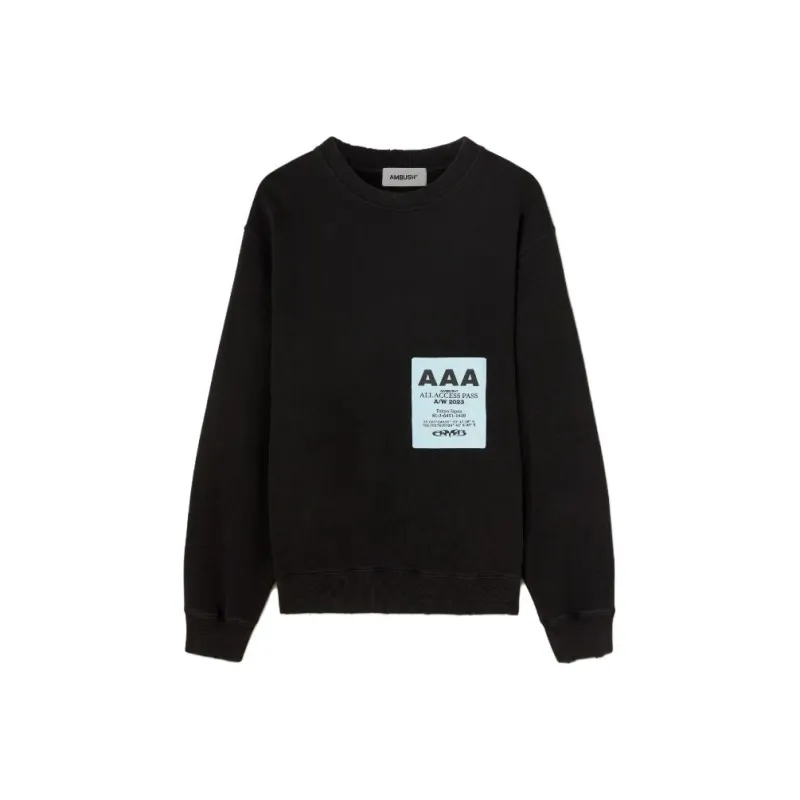 AMBUSH Logo Patch Crewneck Sweatshirt-0