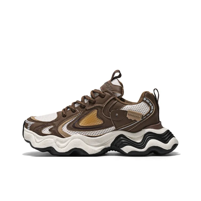 SUPEREDGE Cushioning, Slip Resistant, And Abrasion Resistant Low Top Chunky Sneakers Unisex-9