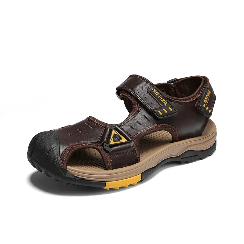 Season Ram Beach Sandals Men Brown/Black-6