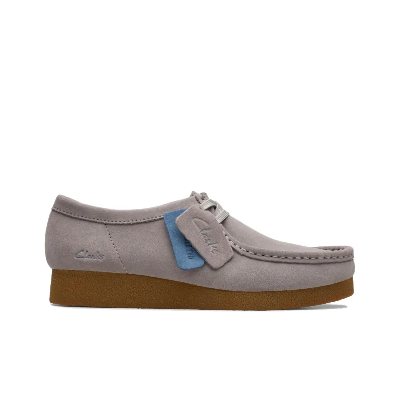 Clarks Wallabee EVO Abrasion Resistant Low Top Casual Shoes Women's Dark Gray-1