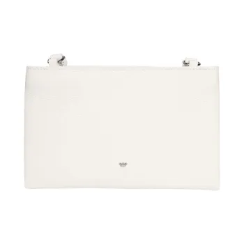 WEEKEND MaxMara Cow Leather Shoulder Bag Women's Ecru